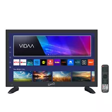 Supersonic 19" VIDAA ACDC Compatible LED Smart TV with Built-In WiFi SC-1920VTV