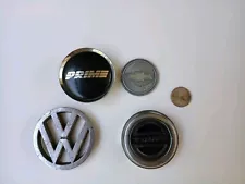 vintage car emblems lot 4 VW Chevy Volvo Prime Plastic