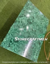 Malachite Stone Kitchen Bar Counter Top, Gemstone Table Christmas Gifts Sale Top