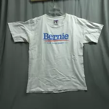 Vintage Large Bernie For President Bernie Sanders USA Political Revolution Shirt