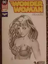 WONDER WOMAN ORIGINAL SKETCH COVER ART COMMISSION COMIC STYLE DRAWING SALE!!!!!