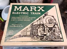 vintage Louis Marx electric train set in original box 50242 complete Locomotive