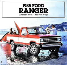 1985 FORD RANGER PICKUP SALES BROCHURE CATALOG ~ 20 PAGES ~ 11" x 11"