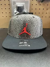 Jordan Hat Mens Snap Back Black Gray Red Cement Elephant Air Jumpman Pro Cap