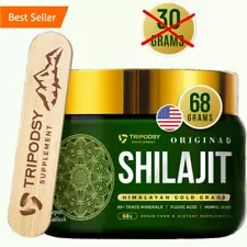 Pure 100% Himalayan Shilajit, Soft Resin, Organic, Extremely Potent, Fulvic Acid