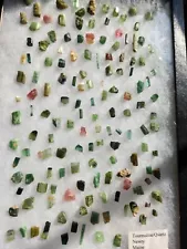 Tourmaline Newry Maine. Old Stock 100 Grams Lots Of Terminated Small Pieces .