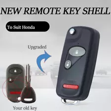 Upgraded Flip Key Shell for 2001 2002 2003 2004 2005 Honda Civic Element Pilot (For: 2000 Honda Civic Si)