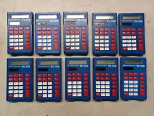 LOT of 10 Texas Instruments Calculators TI-108 School Work Business - TESTED