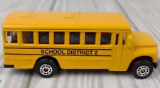 School Bus District 2 Truck Adventure Force Maisto Die cast Metal Toy Transport