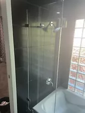 New Listingused glass shower doors