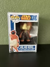 Funko Pop Star Wars Jar Jar Binks #27 Blue Box Vaulted Vinyl Figure