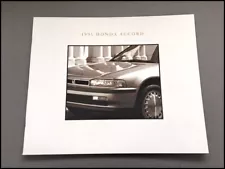 1991 Honda Accord 34-page Original Car Sales Brochure Catalog