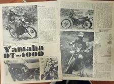 1977 Yamaha DT400D 3p Motorcycle Test article