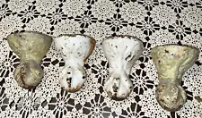 Vintage Cast Iron Claw Foot Tub Feet Numbered 1 Through 4