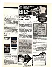 1988 Print Ad Foley-Belsaw Co Your Home Workshop Planer Molder Saw Sander Tool