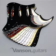 Vanson SSS Scratchplate Pickguard DIRECT FIT for USA, MEX Fender® Stratocaster®