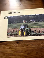 John Deere 3650 Tractor Brochure FCCA