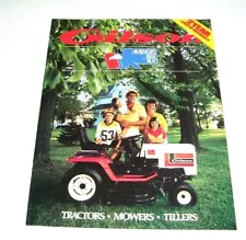 1983 GILSON Tractors Mowers Tillers Color Sales Brochure, 16 pg. Original