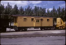 PC3- 78 Original Colour Slide Butte Anaconda & Pacific Bay Window Caboose #12