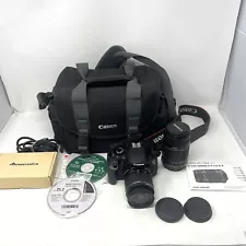 Canon Rebel EOS T4i 650D Digital Camera DSLR EFS 55-250 & 18-55mm IS 18mp Bundle