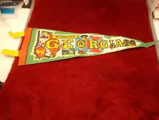 LOT #2 of 20, MID-CENTURY FLAGS/BANNERS, STATE OF GEORGIA GOOD COLOR, COND