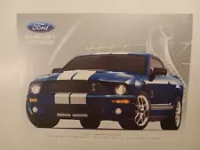 2007 Ford Shelby GT 500 spec sheet