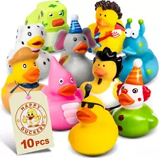 Rubber Ducks in Bulk,Assortment Duckies for Jeep Ducking Floater Duck Bath Toys