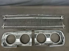 1965 Dodge Coronet 500 Deluxe 440 Grille Headlight Bezels Trim Moldings R/T OEM