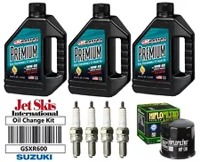 For Suzuki GSXR600 GSX-R 600 Premium Oil Change Kit NGK Spark Plugs Oil Filter