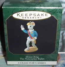 Mouse King`1999`Miniature-#-4 The Nutcracker Ballet Series,Hallmark Ornament,NEW