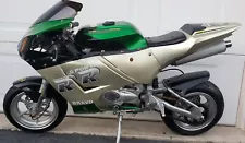 X18 SUPER POCKET BIKE MINIBIKE PIT BIKE MINI BIKE GO KART GREEN RACER