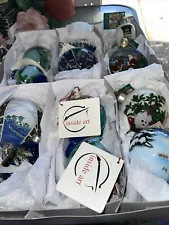 christmas ornaments vintage glass