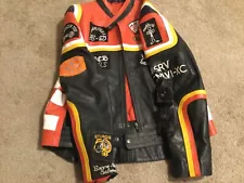 Harley Davidson & The Marlboro Man Vintage Leather Jacket Size XL