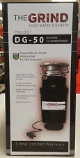 New The Grind DG-50 1/2HP Garbage Disposal