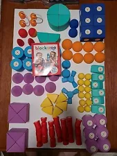 Blockaroo Magnetic Foam Blocks – STEM Preschool Toys for Children 100 Pcs