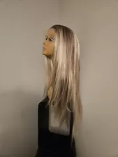 Straight Highlights FULL LACE FRONT Wig Voluminous Free Part