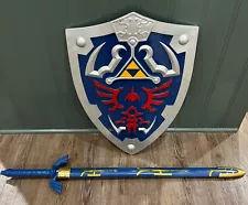 Legend of Zelda Link's Master Sword & Hylian Shield - Full Size