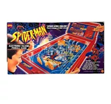 Marvel SpiderMan Tabletop Electronic Pinball Machine Arcade Game Playset Figure