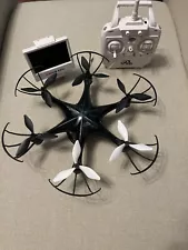 5.8GHz FPV RC Quadcopter with remote control and FPV screen.