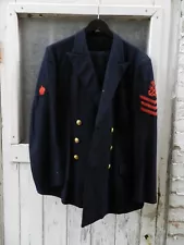 WW2 PATTERN ROYAL NAVY PETTY OFFICER'S WORKING DRESS POLICE UNIFORM sz 40C 35W