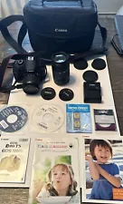 Canon EOS Rebel T5 1200d - With 18-55 & 75-300 Lens & Altura Camera Filter,