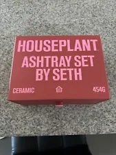 Houseplant By Seth Rogen Ceramic Ashtray Set In Rust Brand New Limited Edition