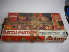 Vintage Play Dough Fuzzy Pumper Barber & Beauty Shop Complete 1977 Box is Rough