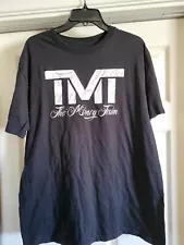 The Money Team Shirt Black Large Cursive TMT