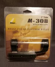 Nikon M-308 1" Tube Picatinny Rail Scope Mount Brand New Old Stock