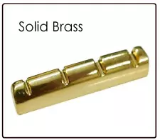 AlwaysHandCrafted Slotted BRASS NUT for SPECTOR NS-4 Bass Guitar - 42mm / 1.65"