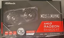 New ListingASRock Radeon RX 6600 XT Challenger D OC 8GB GDDR6 Graphics Card (RX6600XT...