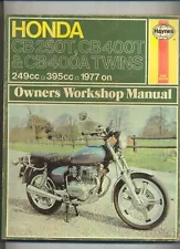 Honda CB250T CB400T CB400A (77-79) Haynes Shop Manual Dream Hawk CB 250 400 EZ67