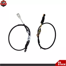 2pcs Manual Transmission Shift Control Cable For 1996 1997 1998 1999 Toyota RAV4