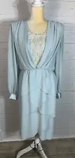 80s Vtg Ursula of Switzerland size 12 Juniors embellished Cocktail Dress